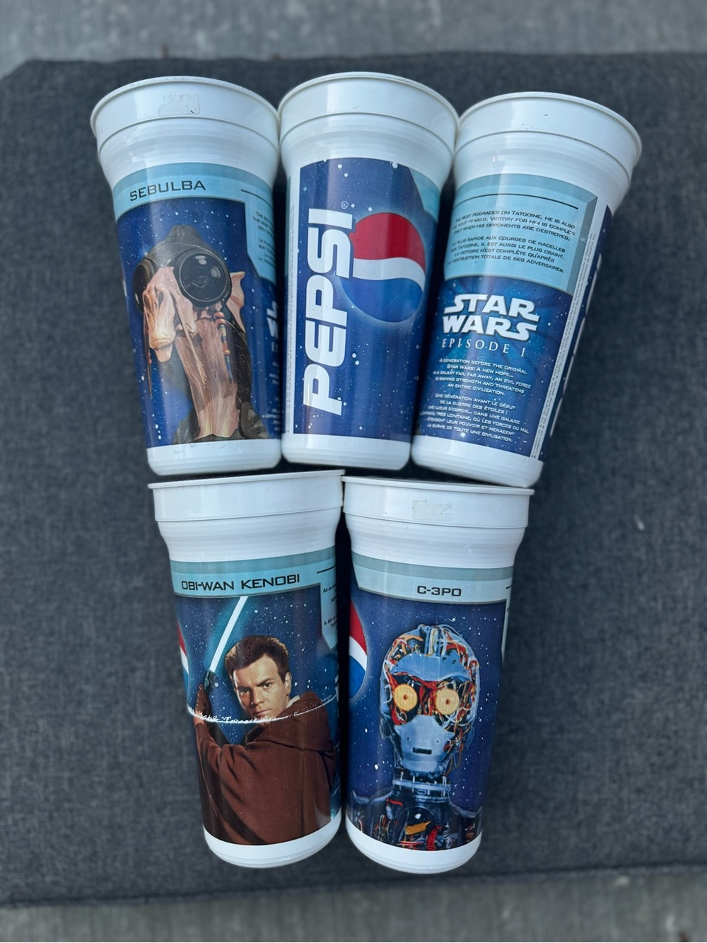 🥤Vintage Star Wars Pepsi The Collectables Cups - Made in Toronto🥤